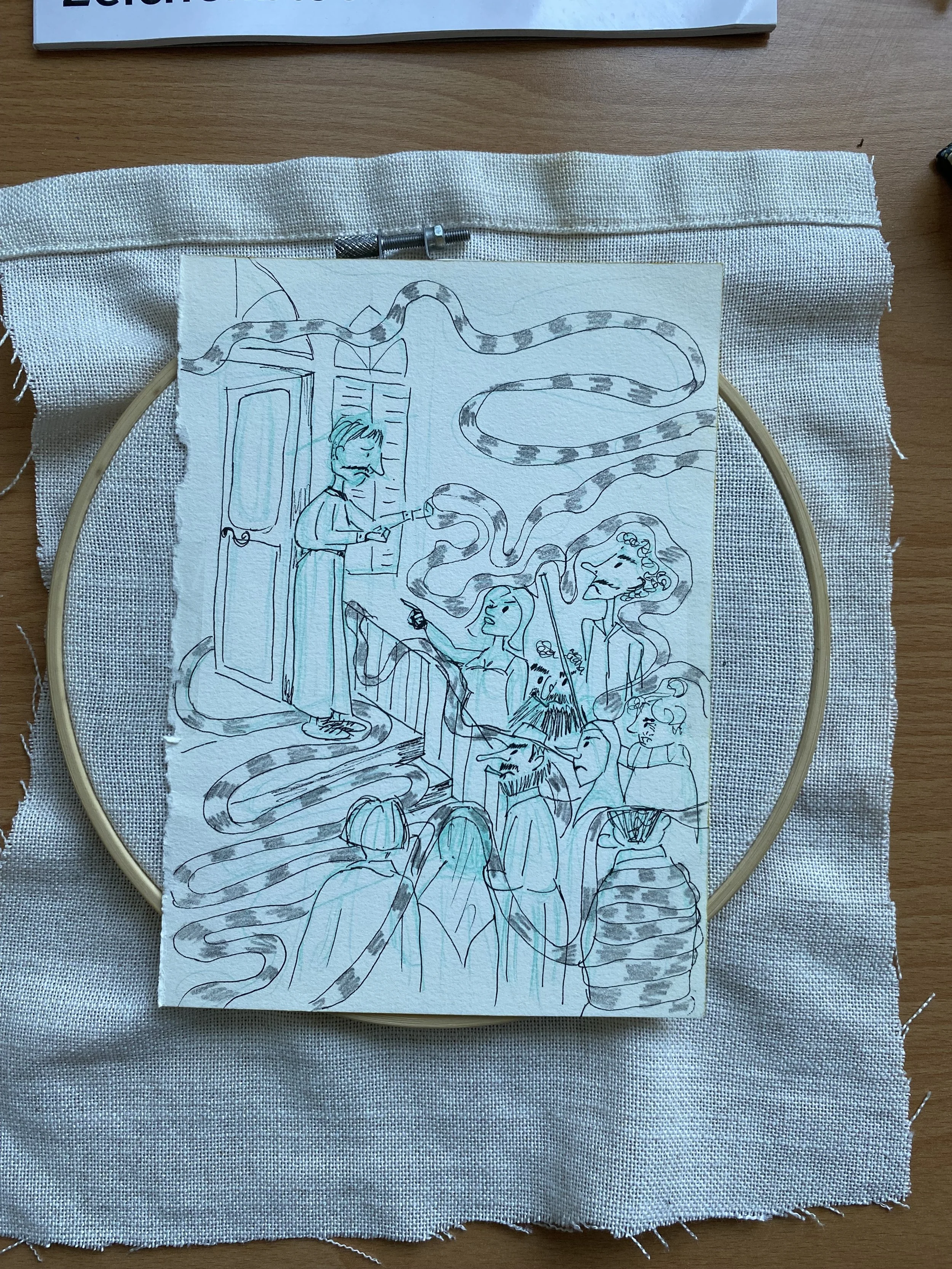 Embroidery process